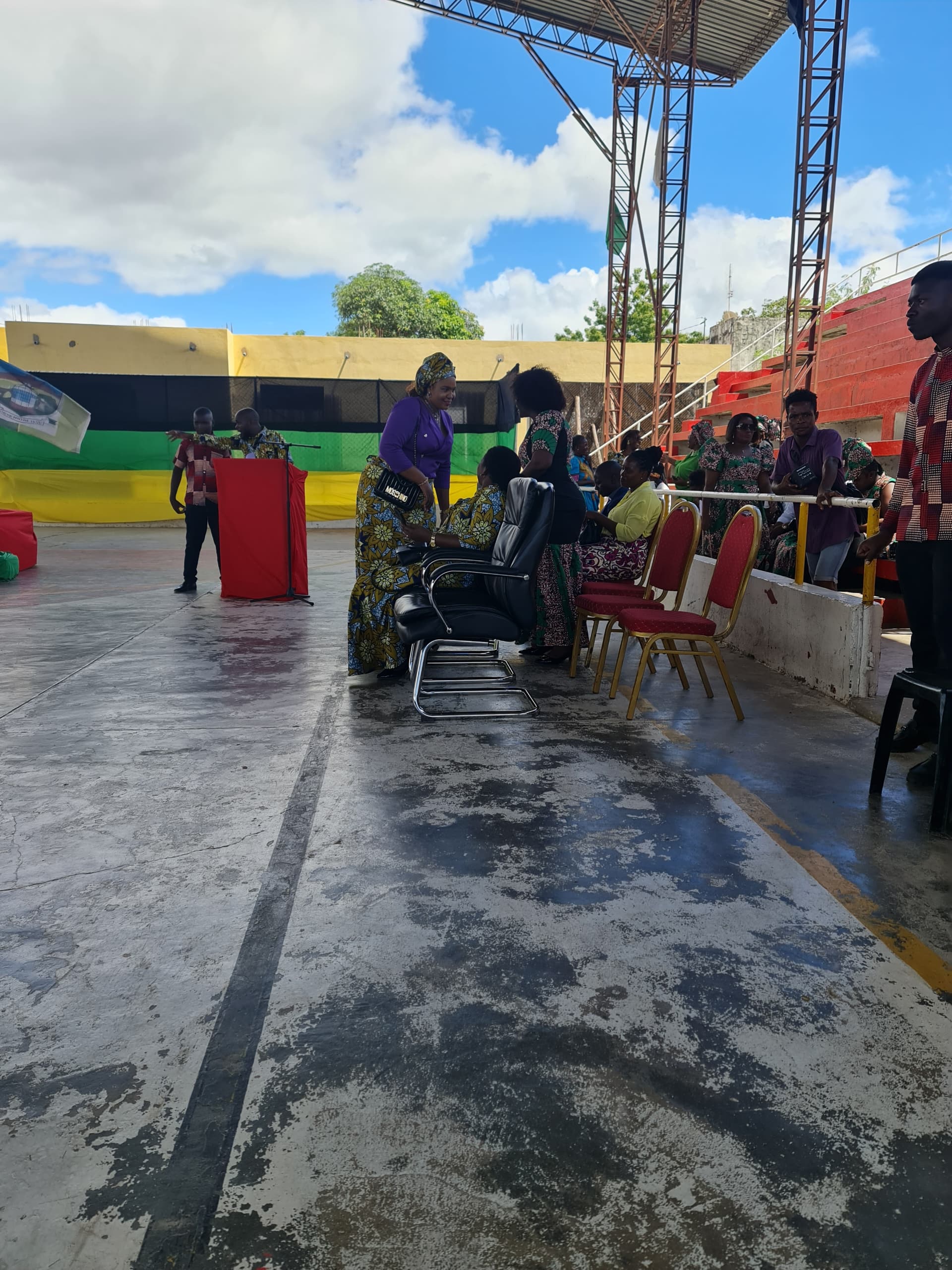 Madame Saka at IWD2025 celebrations